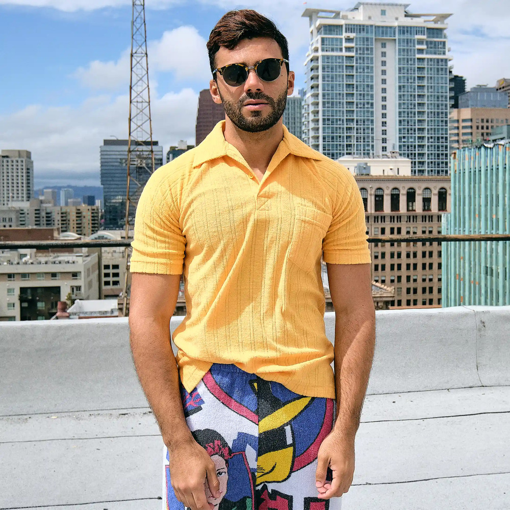 1960s Martini Terry Polo Shirt 